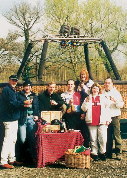 Post Flight Celebrations